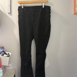 American Eagle Outfitters Dark Wash Slight Flare Jeans in Short 12